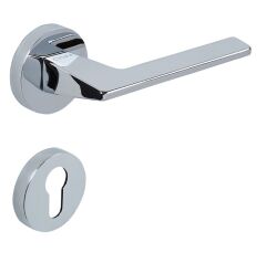 Via Kapı Kolu Seti Yale Krom Parlak