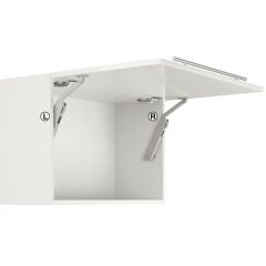 Hafele Free Flap H 1.5 Çift Makas Seti C, Gri Renk