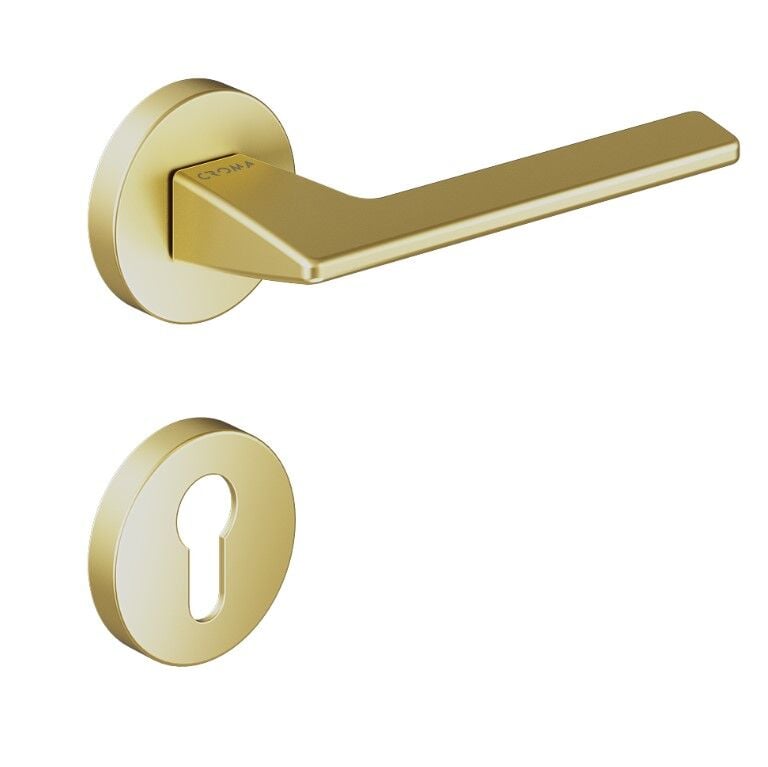 Croma Via Kapı Kolu Seti Yale Mat Pirinç