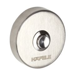 Hafele Yuvarlak Kapı Zili 52mm, Mat Paslanmaz Çelik Renk