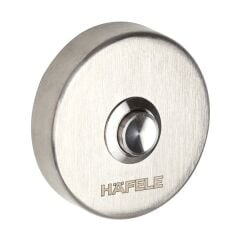Hafele Yuvarlak Kapı Zili 52mm, Mat Paslanmaz Çelik Renk
