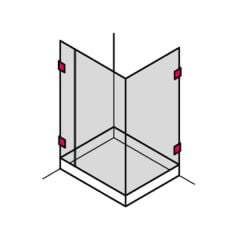 Hafele Cam Tutucu Yuvarlak Krom Parlak 51x51mm