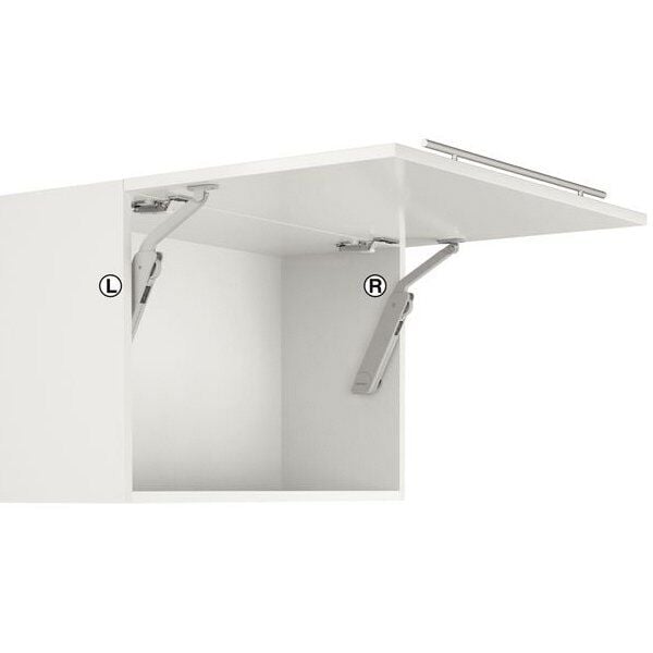 Hafele Free Flap H 1.5 Çift Makas Seti A, Gri Renk