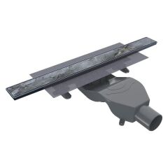 Hafele PUREFLOW Duş Kanalı Yatay 600mm Titanyum