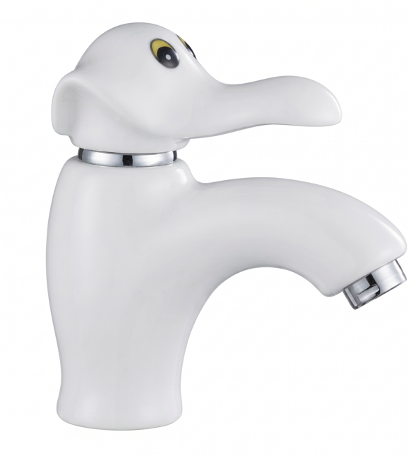 Çocuk Lavabo Bataryası Fil Şekilli Beyaz