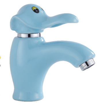 Çocuk Lavabo Bataryası Fil Şekilli Mavi