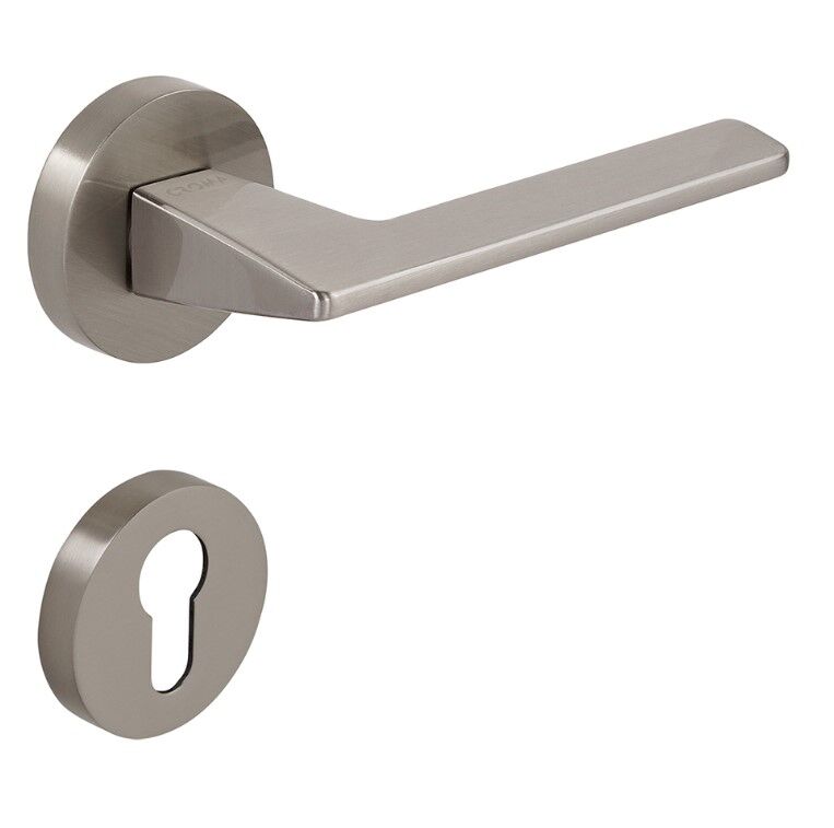 Croma Via Kapı Kolu Seti Yale Inox