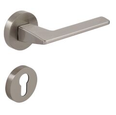 Croma Via Kapı Kolu Seti Yale Inox