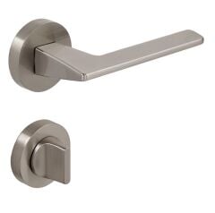 Croma Via Kapı Kolu Seti WC Inox