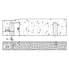 Hafele FLY Yaylı Mil  Bastırılarak Ø 5mm