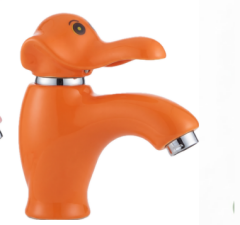 Çocuk Lavabo Bataryası Fil Şekilli Turuncu