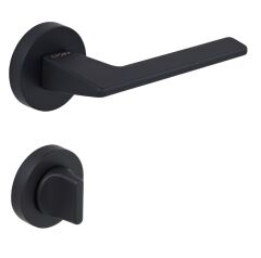 Croma Via Kapı Kolu Seti WC Siyah Mat