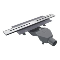 Hafele STREAMLINE Duş Kanalı Yatay 400mm Paslanmaz Çelik