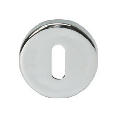 Hafele Yuvarlak Oda Kapı Kolu Rozeti 53mm, Parlak Paslanmaz Çelik Renk