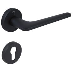 GIGI Kapı Kolu Seti Yale Siyah Mat