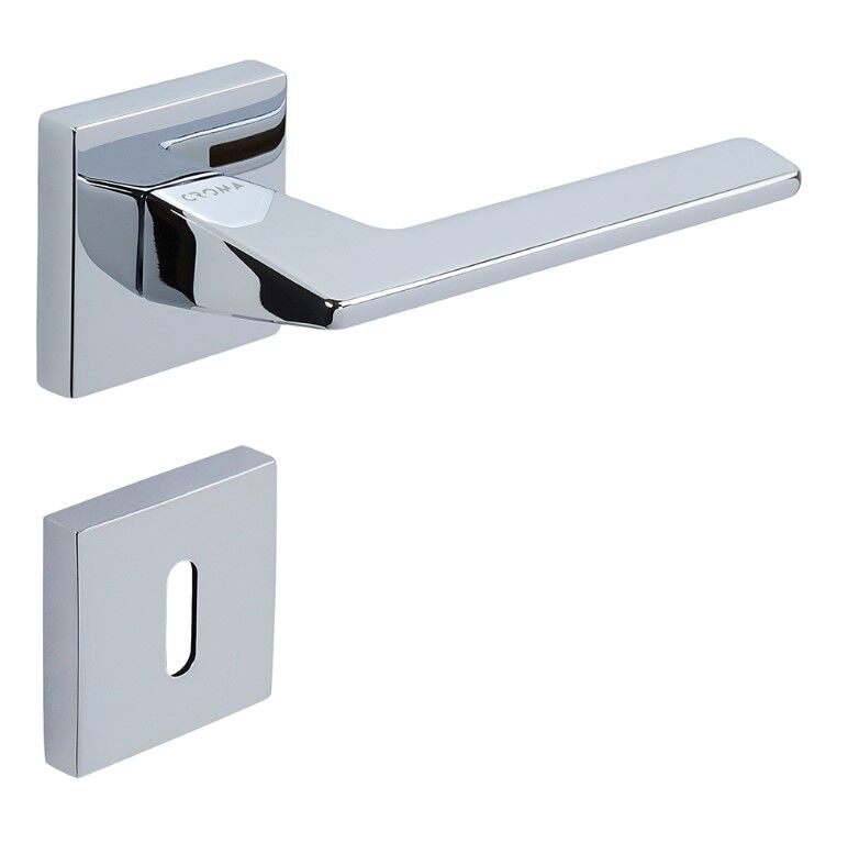 Via-S Kapı Kolu Seti Oda Krom Parlak