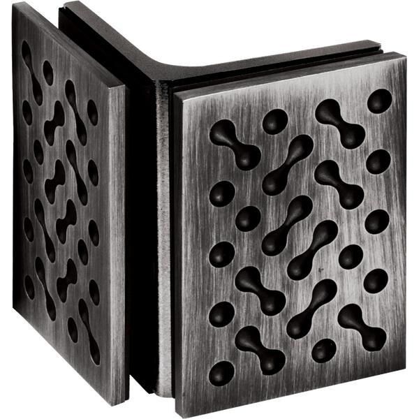 Hafele Cam Tutucu 90° Cam/Cam Krom P. 50x70mm (1 Çift)