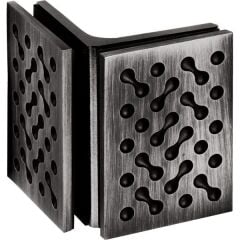 Hafele Cam Tutucu 90° Cam/Cam Krom P. 50x70mm (1 Çift)