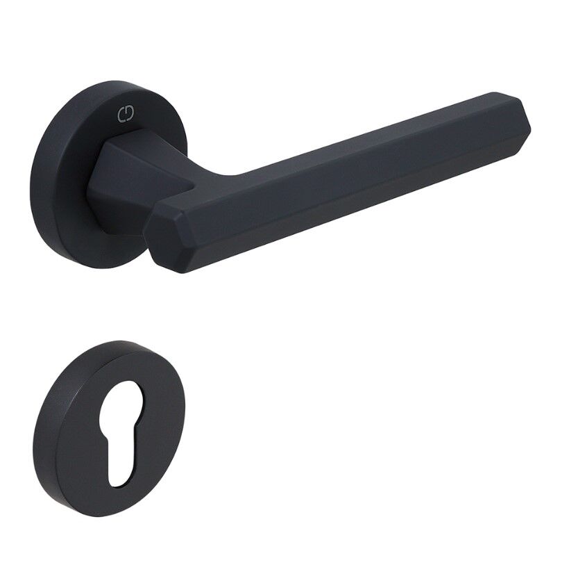 THOR Kapı Kolu Seti Yale Siyah Mat