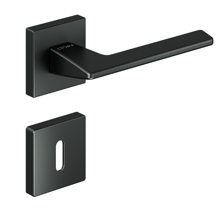 Via-S Kapı Kolu Seti Oda Mat Antrasit