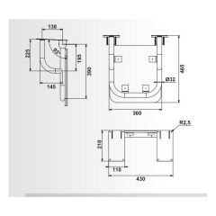 Hafele VITALEASE II Beyaz Renk Duş Oturağı