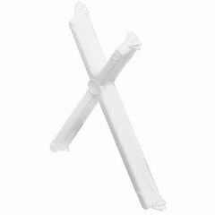 Hafele Raf Kilit Plastik 5mm 80kg (100 Adet), Beyaz