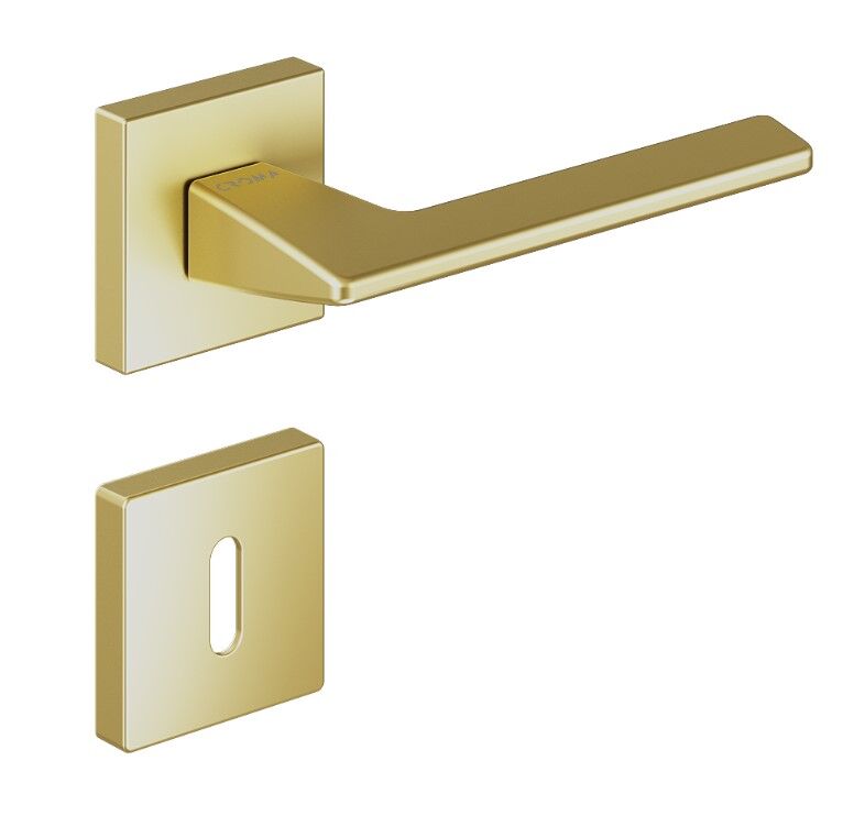 Croma Via-S Kapı Kolu Seti Oda Mat Pirinç