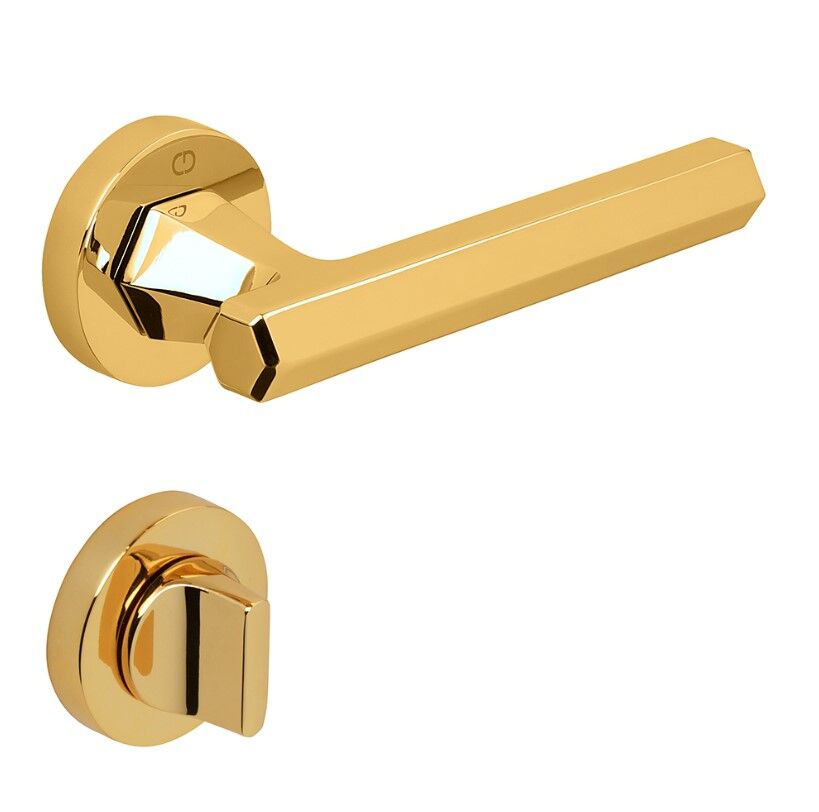 THOR Kapı Kolu Seti WC Altın Parlak