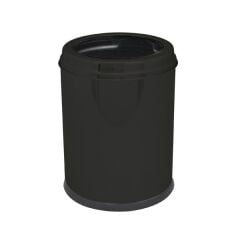 Hafele Çöp Kovası Çember Kapaklı Perla 5 Litre Mat Siyah Renk