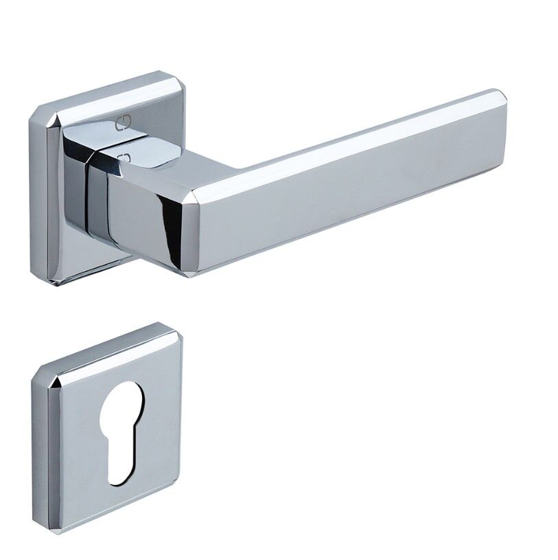 CARLI Kapı Kolu Seti Yale Krom Parlak