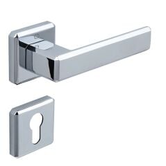 CARLI Kapı Kolu Seti Yale Krom Parlak