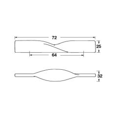 Hafele Mobilya Kulpu Vella 64mm Antrasit