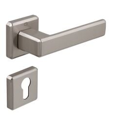 CARLI Kapı Kolu Seti Yale Inox Parlak