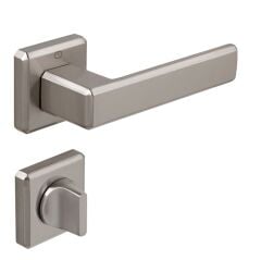 CARLI  Kapı Kolu Seti WC Inox Parlak