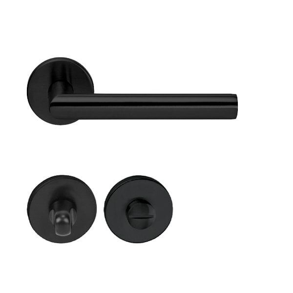 Hafele Kapı Kolu Seti Werner-M WC Mat Siyah