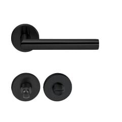 Hafele Kapı Kolu Seti Werner-M WC Mat Siyah