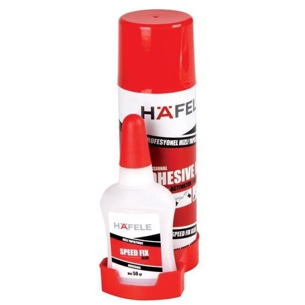 Hafele Hızlı Yapıştırıcı Seti 200ml+50g (24 Adet)