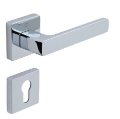 LETA Kapı Kolu Seti Yale Krom Parlak