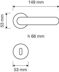 Chic Kapı Kolu Bronz Mat