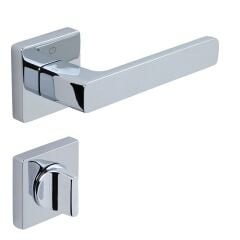 LETA  Kapı Kolu Seti WC Krom Parlak