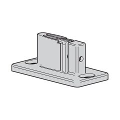 Hafele Slıdo D-Line 11-41 Alt Kılavuz Ray Plastik Siyah 1000Mm