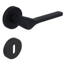 Croma Irus Kapı Kolu Seti Oda Siyah Mat