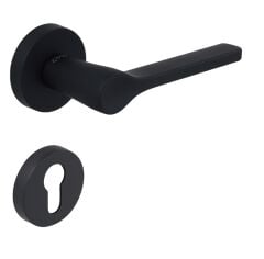 Croma Irus Kapı Kolu Seti Yale Siyah Mat