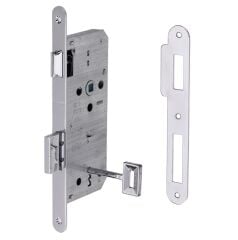 Gömme Kilit Oda Tipi Modern Anahtarlı 45/18mm Krom Parlak