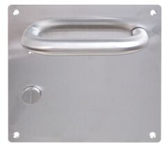 Hafele Kapı Kolu Seti Roland Plate WC Kol Seti Sol Paslanmaz Çelik