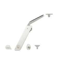 Hafele Free Flap H 1.5 Sol Yön Makas Seti B, Beyaz Renk