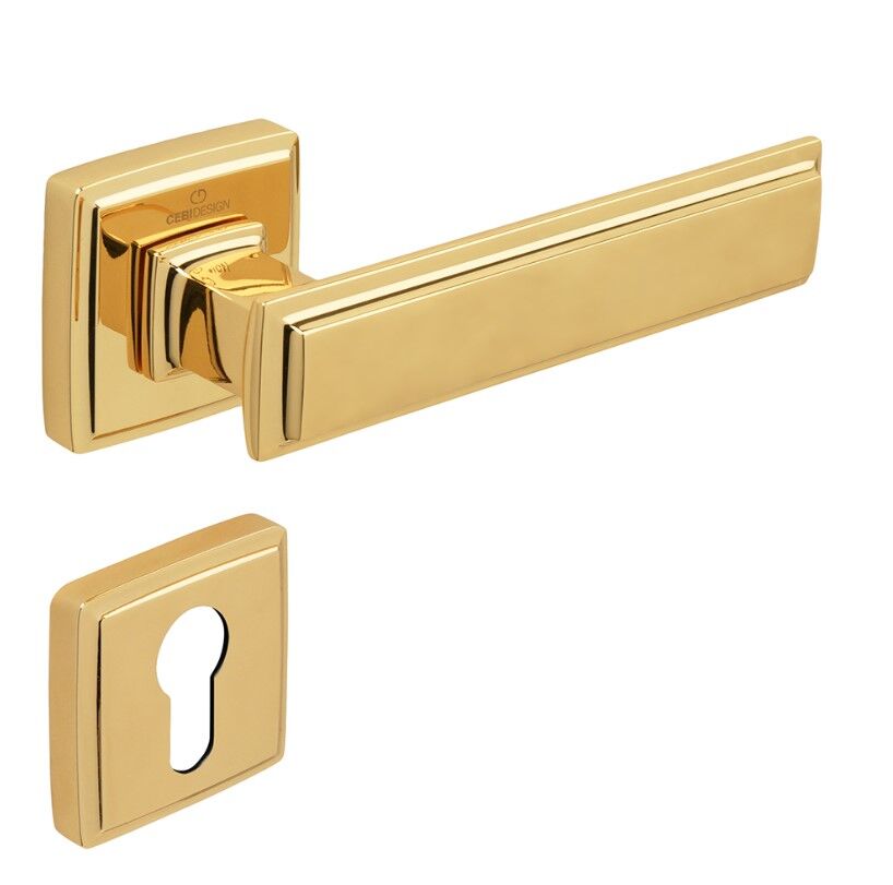 ROME Kapı Kolu Seti Yale Altın Parlak