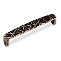 Hafele Mobilya Kulpu Spida 128mm Antik Gümüş