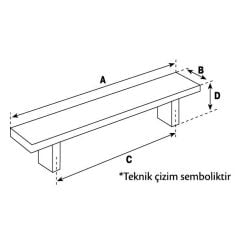 Hafele Mobilya Kulpu Spida 128mm Antik Gümüş