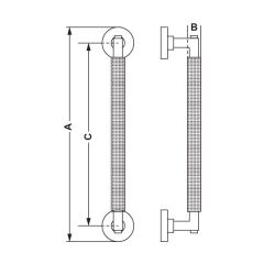Hafele Çekme Kol Verona 300mm Mat Altın